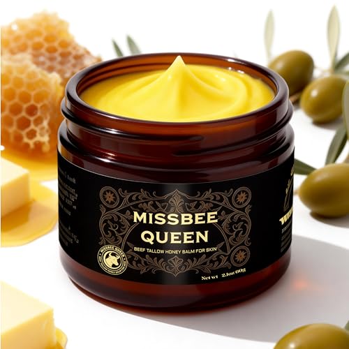 Beef Tallow & Honey Balm for Anti-Aging Skin Care - Use Code GMUFOSRA