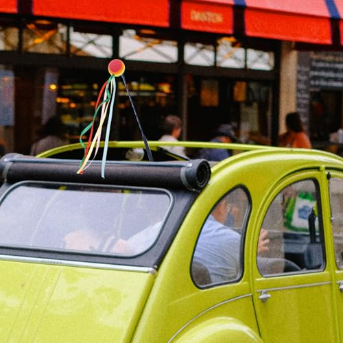 Antena para coche tipo bola arcoíris para el día a día 3