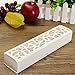 10pcs Macarons Emballage Boite, Cookie Emballage Boite, Chocolat Boite, Blanc Rectangulaire Evidés Sortie Macarons Rangement Boite - Blanc, free size