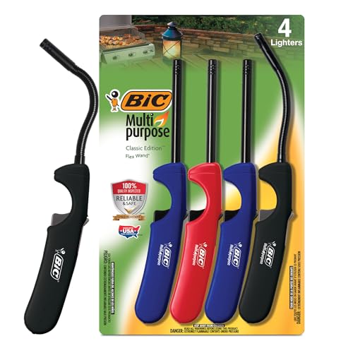 BIC Multi-purpose Lighters, Long-Lasting Flame for Home...