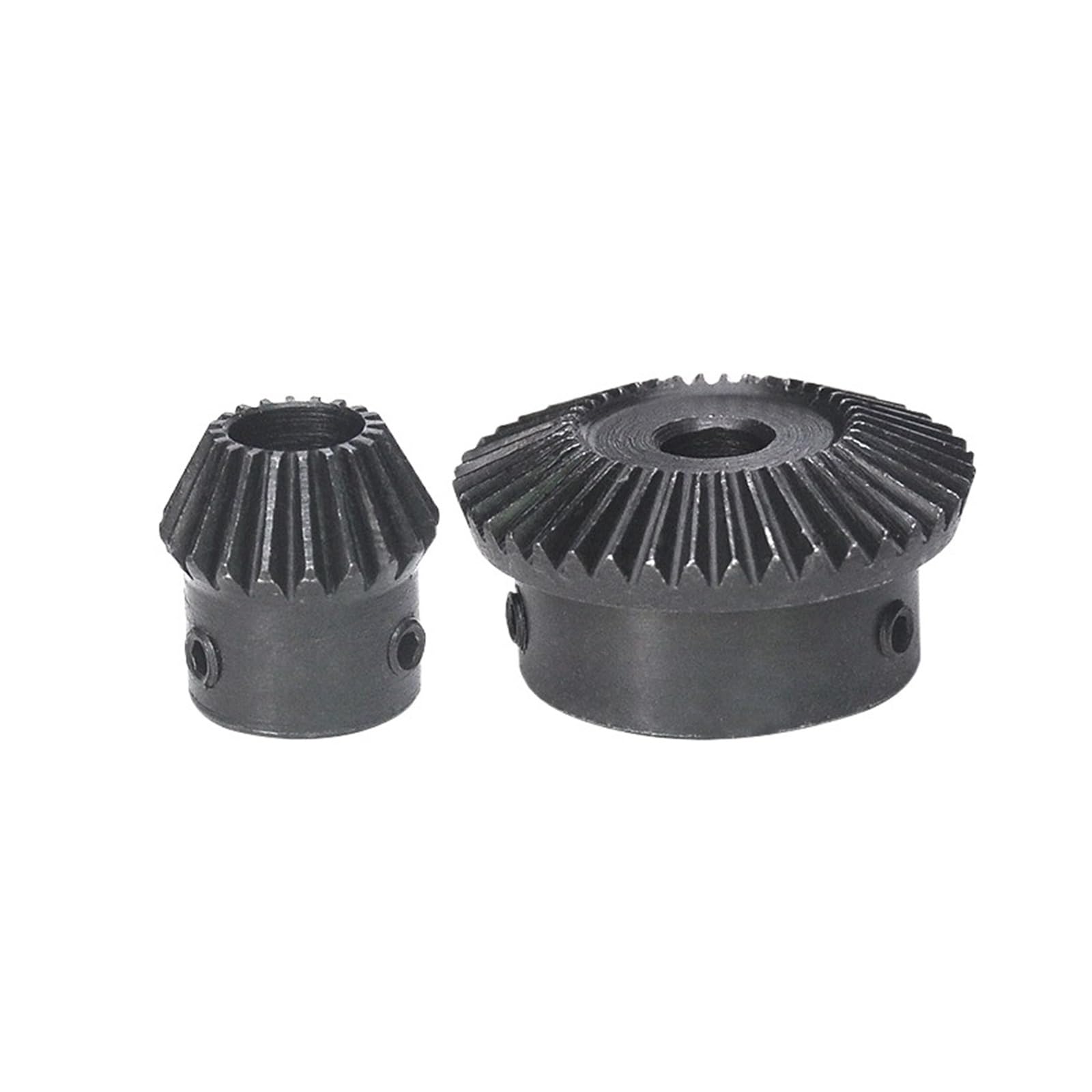 Engrenage hélicoïdal industriel 1 engrenage conique simple module 1,5 1:2 20/40 dents 45# alésage en acier 8 mm-15 mm engrenage de transmission mécanique(15mm-40 Teeth)
