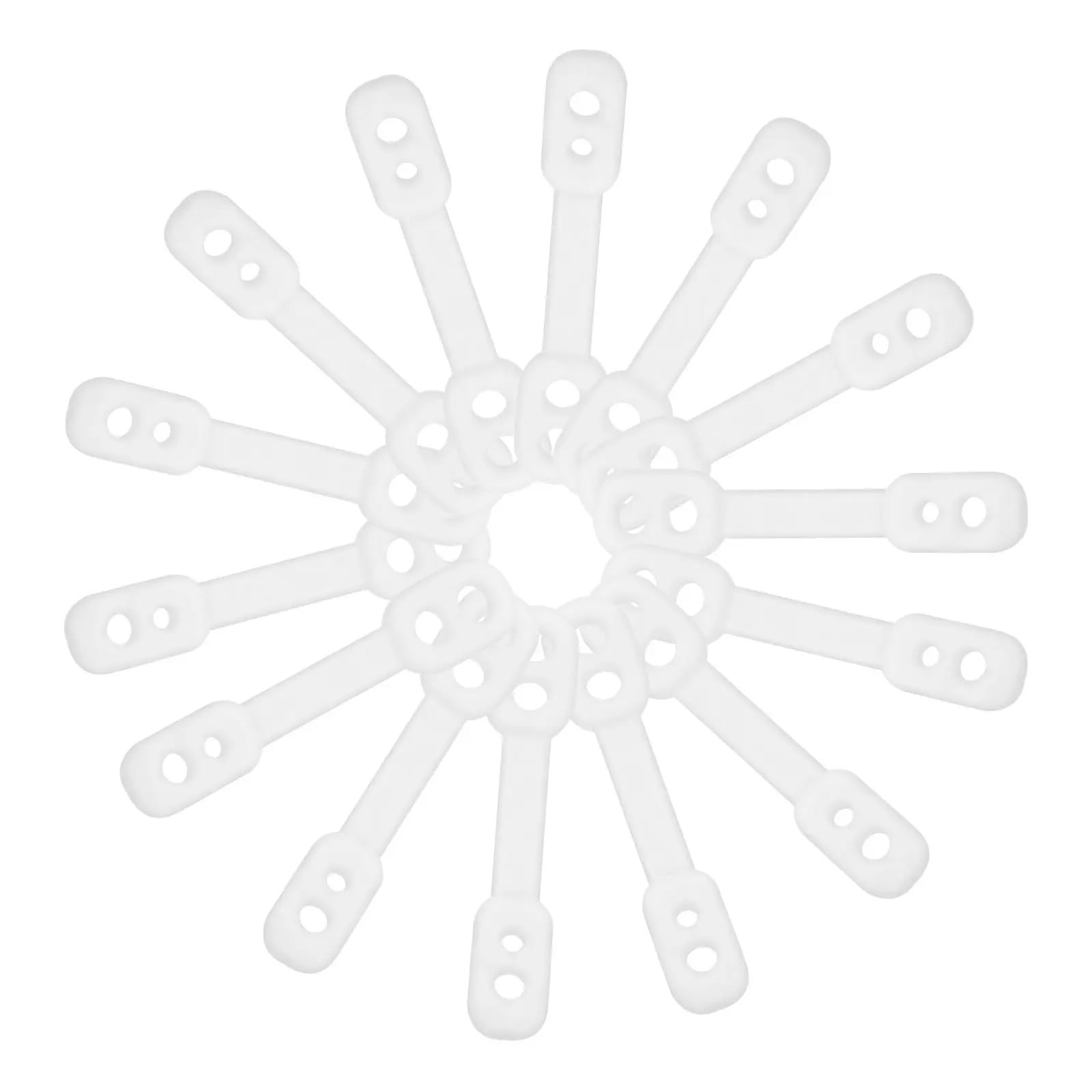 Hangers for Clothes Space Savers 600Pcs Clothes Hanger Fixing Buckle Windproof Anti-Slip Grips Reusable Silicone Clips For Balcony Dormitory Outdoor Use