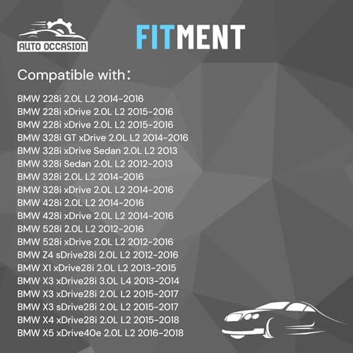 AUTO OCCASION 11518635089 Electric Engine Water Pump Compatible with BMW N20 B20 Engien X3 X4 X5 228i 328i 428i 320i 228i 335i 535i 740i Replacement 11517604027 11518625097 2.0L 3.0L