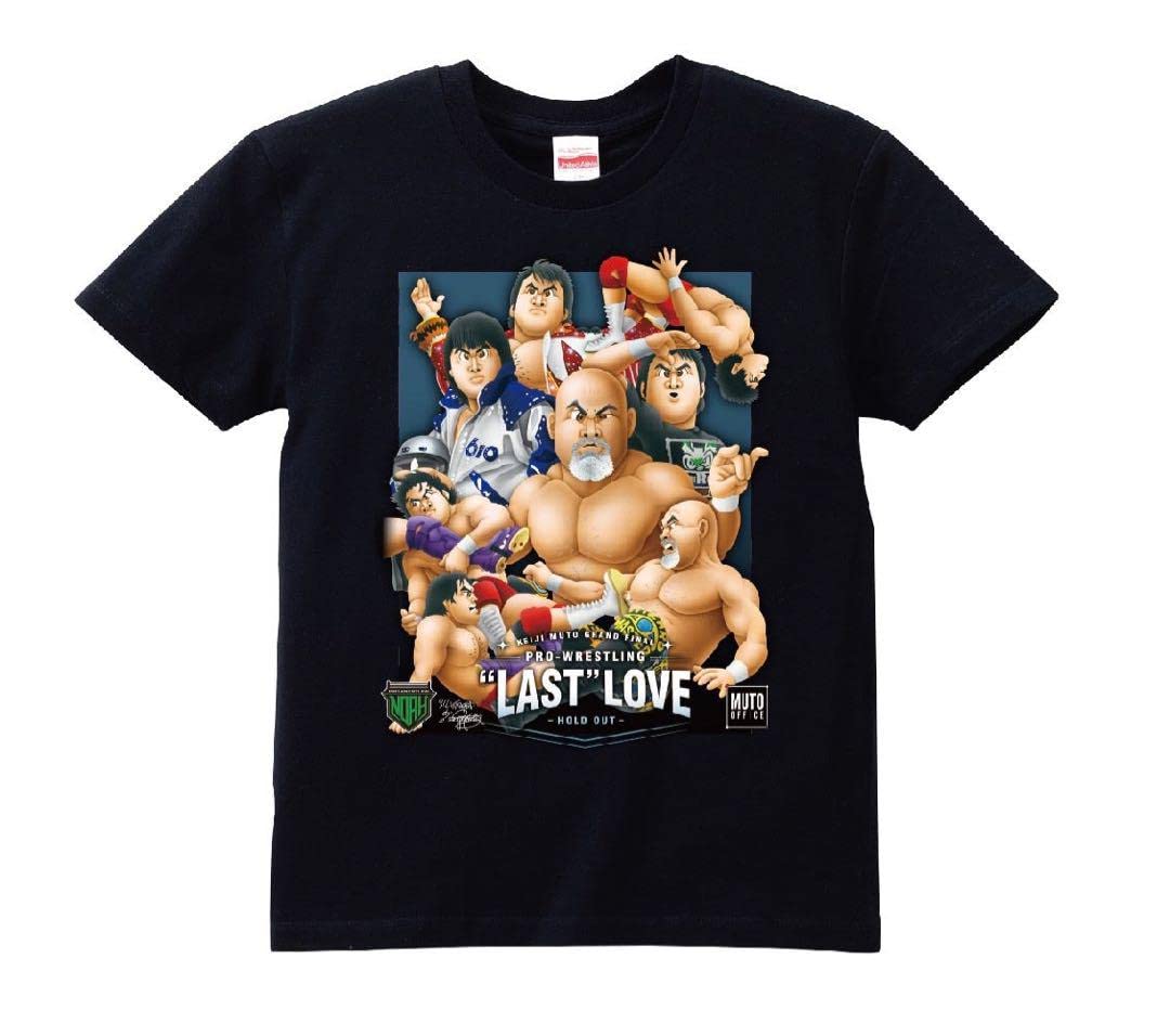 Amazon.co.jp: 武藤敬司 イラストTシャツ XLサイズ 2.21 東京ドーム