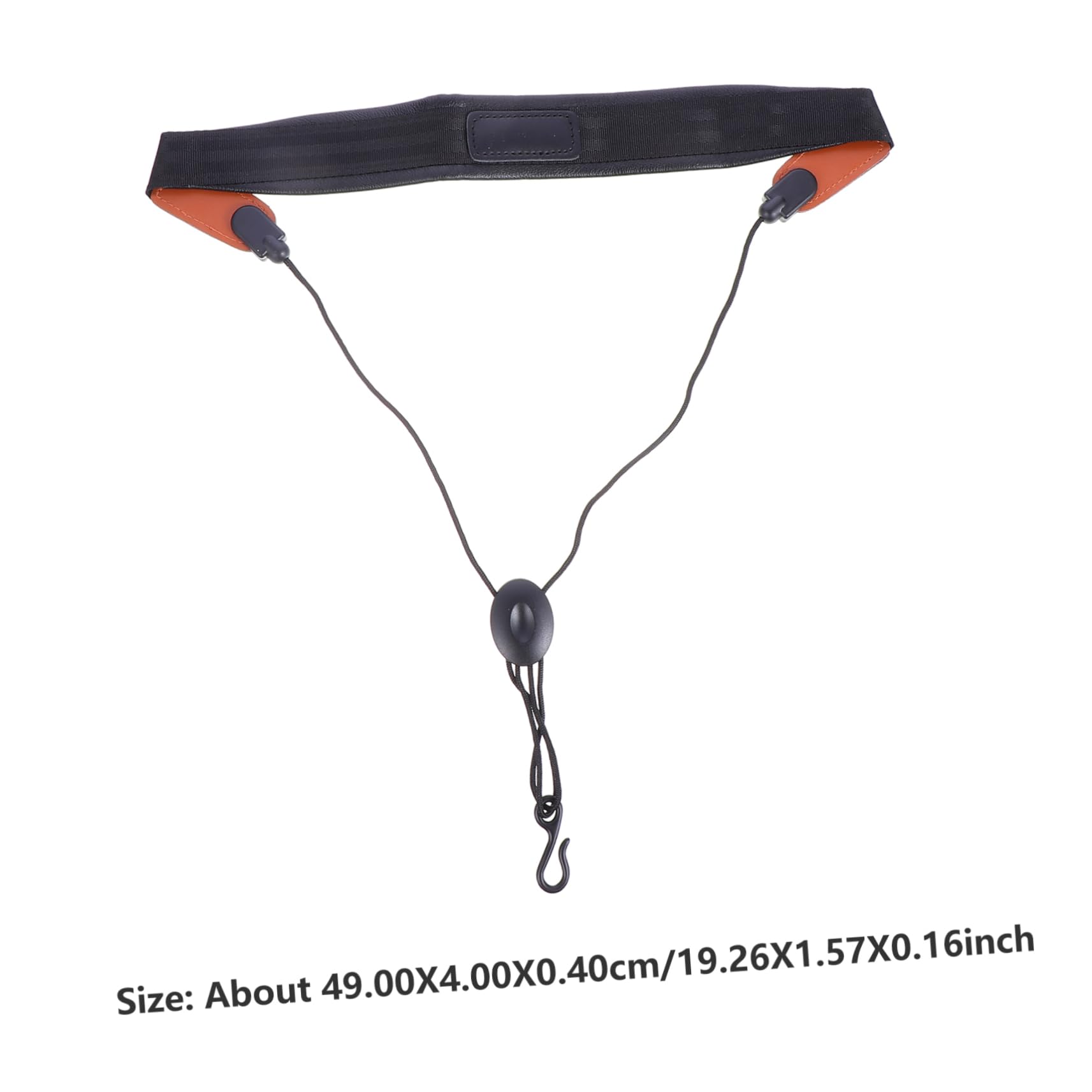 Yardwe Adjustable Saxophone Neck Strap Comfortable Padded Sax Harness for Alto and Tenor Instruments Durable Black Sax Strap for Beginners and Professionals