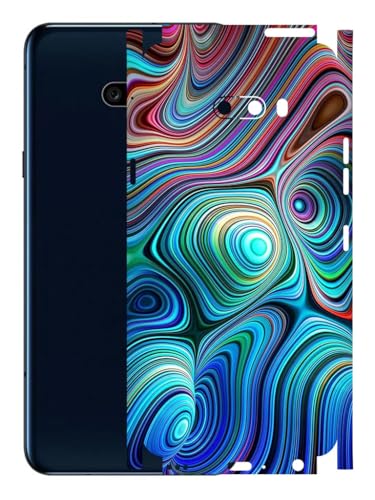 Image of AtOdds - Full Body Back Screen Guard Protector Film - Lamination Wrap Skin Sticker Compatible with LG G8X ThinQ | Scratchproof Matte Finish (Water Paint)