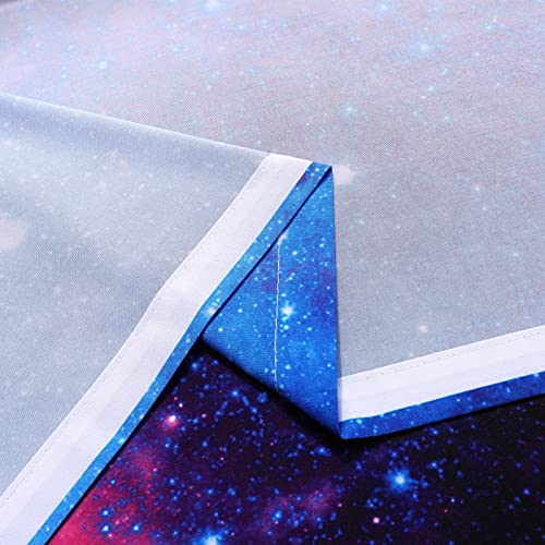 Anhope Galaxy Curtains Rod Pocket Kids Space Theme Purple Pink Blue Nebula Universe Outer Space Starry Stars Print Pattern Window Drapes For Boys Girls Teen Bedroom Playroom W28 X L48 Inch 2 Panels #TOP5