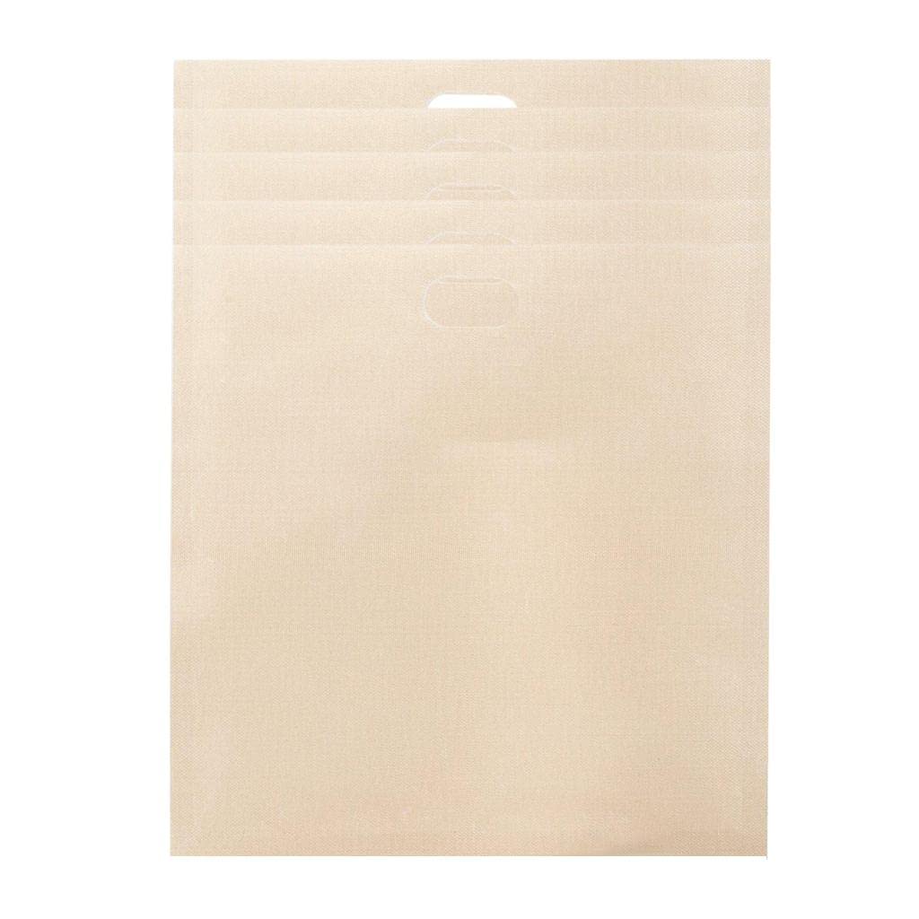 5x Non-Stick Heat Resistant Sandwich Toaster Bags Safe Reusable Pastry Bags 20x21.5cm|5 Pieces Of Toaster s| Food Storage Bags| Kitchen, Dining & Bar