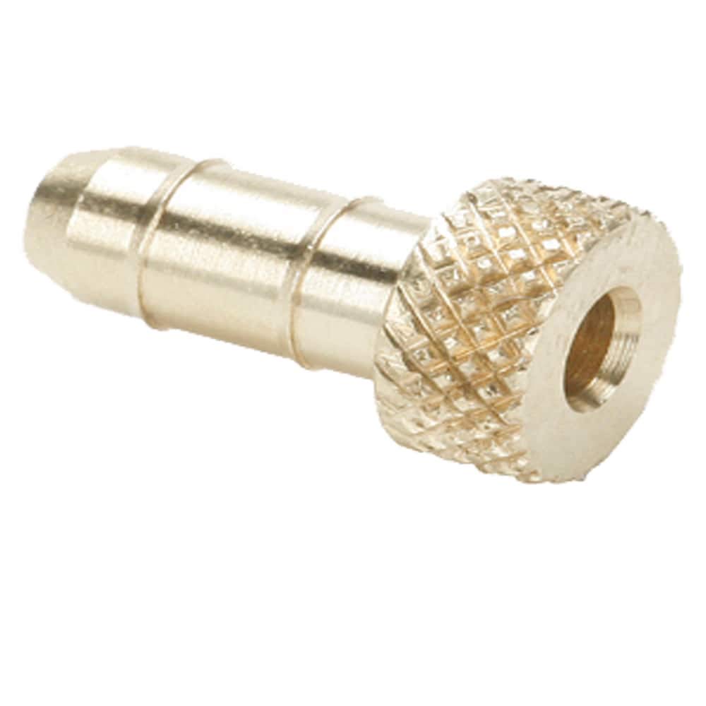 Parker Hannifin 20-4-pk10 Dubl-Barb Plug Fitting, Brass Body, 1/4