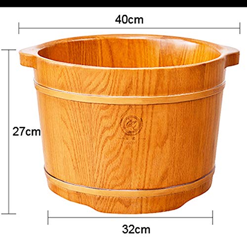 Bañera de madera maciza para pies spa pedicura miniatura 2