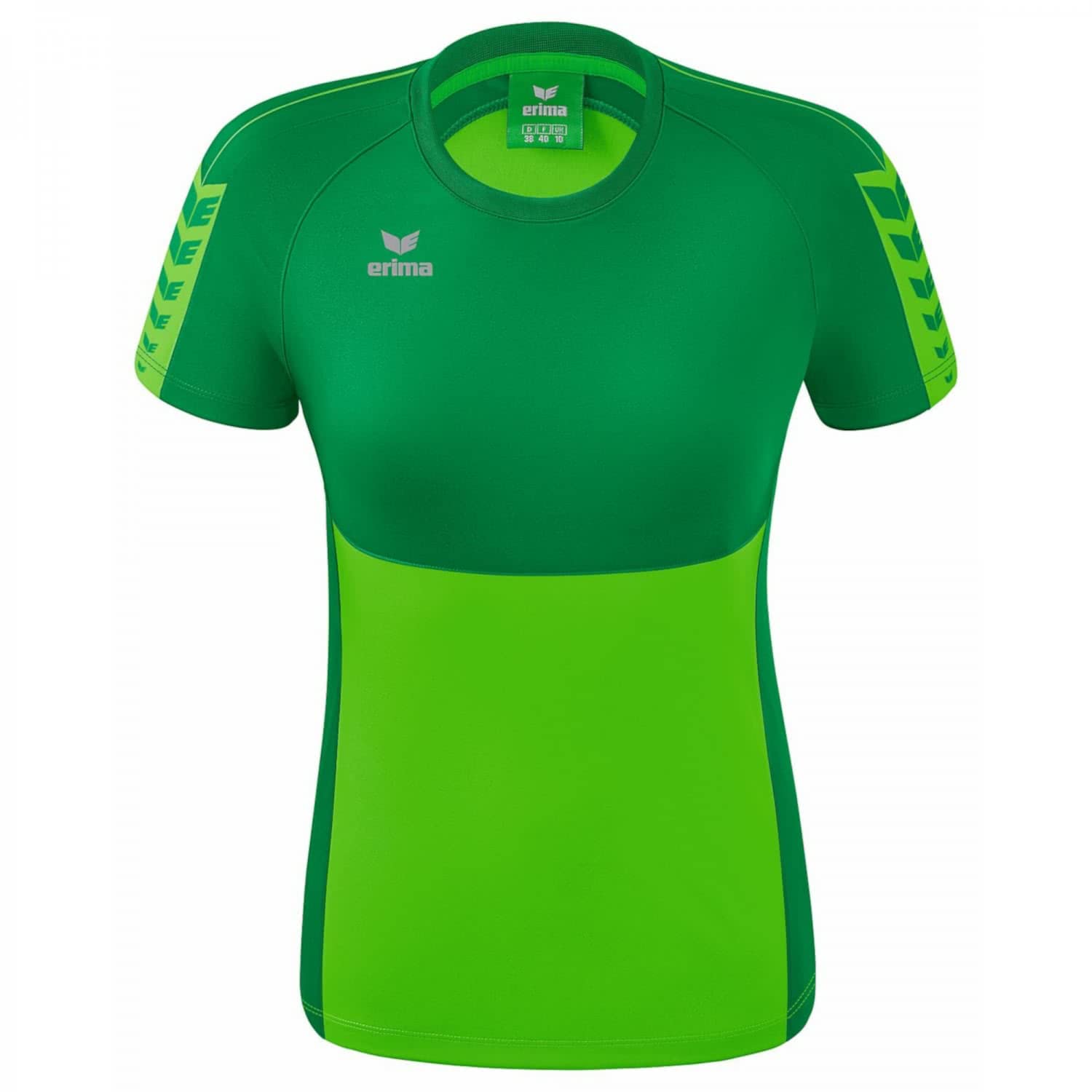 Erima Women's Six Wings Functional T-Shirt, Green, 40