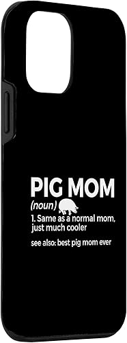 Miniatura 3 de iPhone 12 mini Pig Mom Definition Best Pig Mom Ever Funny Farmer Case