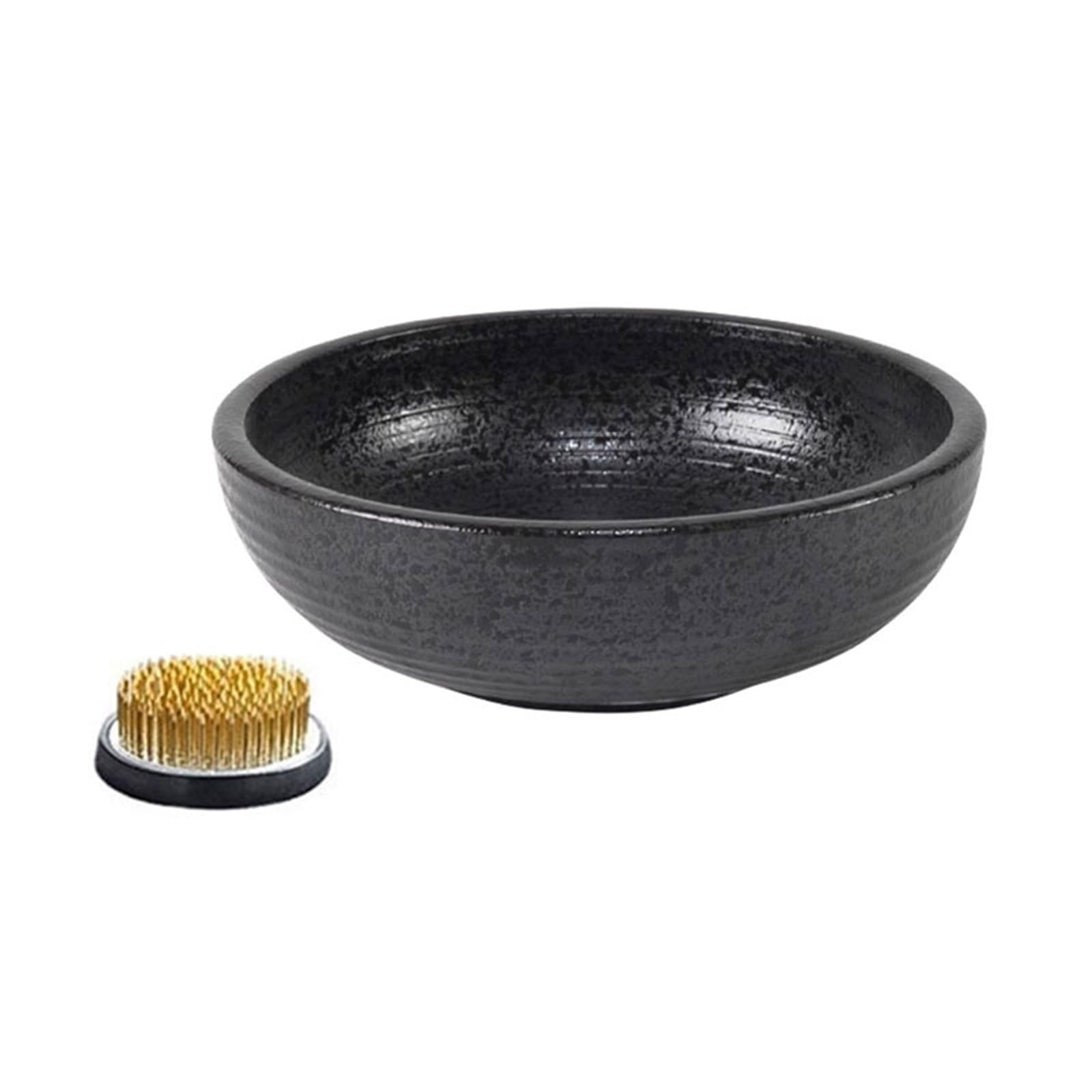 Mw9sBd8rF Shallow Flower Bowl Chinese Imitation Antique Thick Rim Flower Arranging Saucer