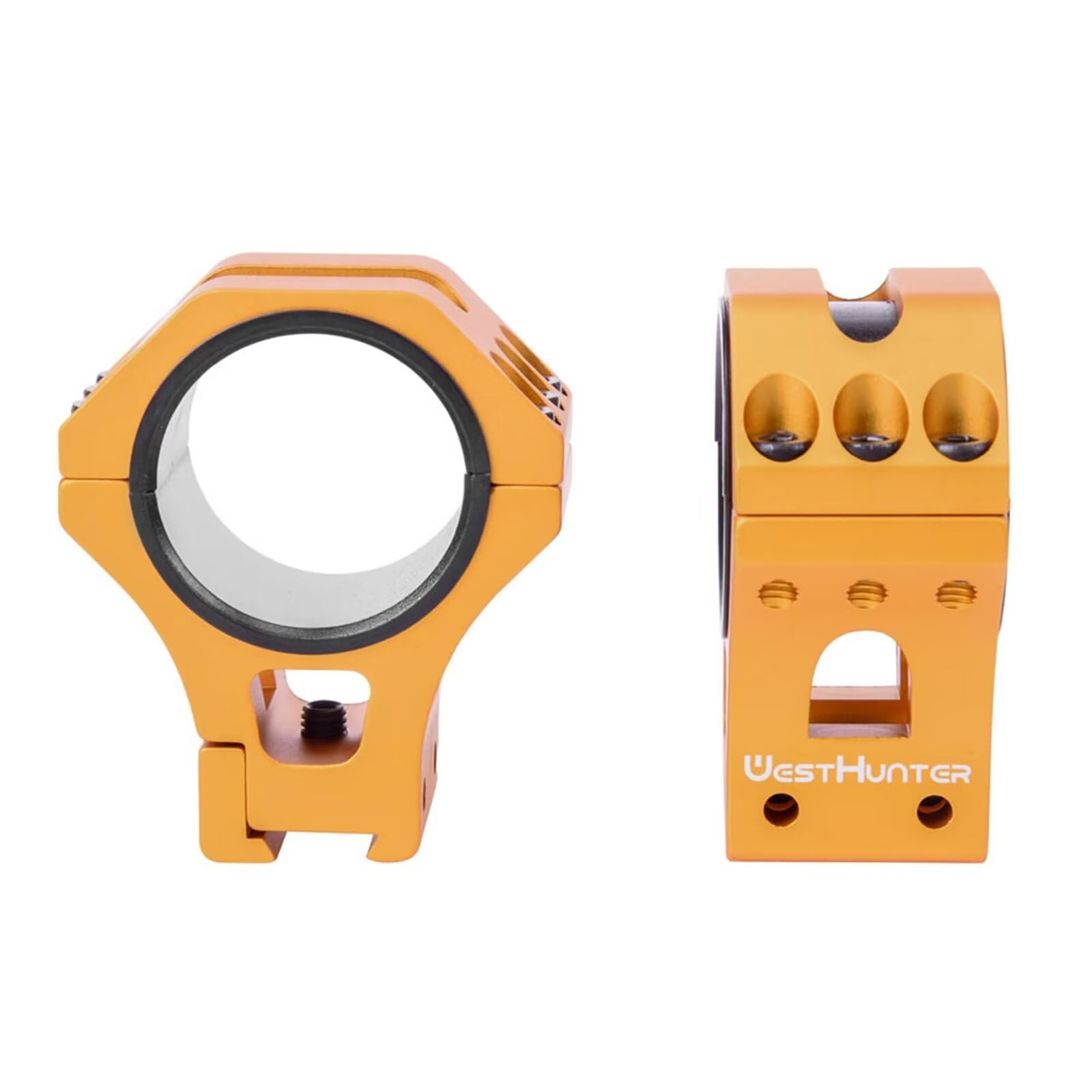 WestHunter Optics Precision 11 mm Dovetail Scope Rings, 1 Inch 30 mm 34 mm Tactical Scope Mount, Gold, 34 mm / 30 mm / 1 inch Tube - Image 4