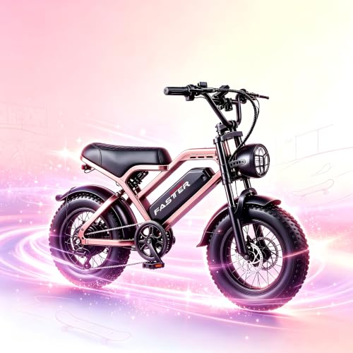 1000W Electric Bike for Teens, 48V 16Ah Removable Battery, 16x4 Fat Tire E-Bike for Young, 20+MPH & 60 Miles Range, Full Suspension Mountain Bike for Teens Age 13+ image 2