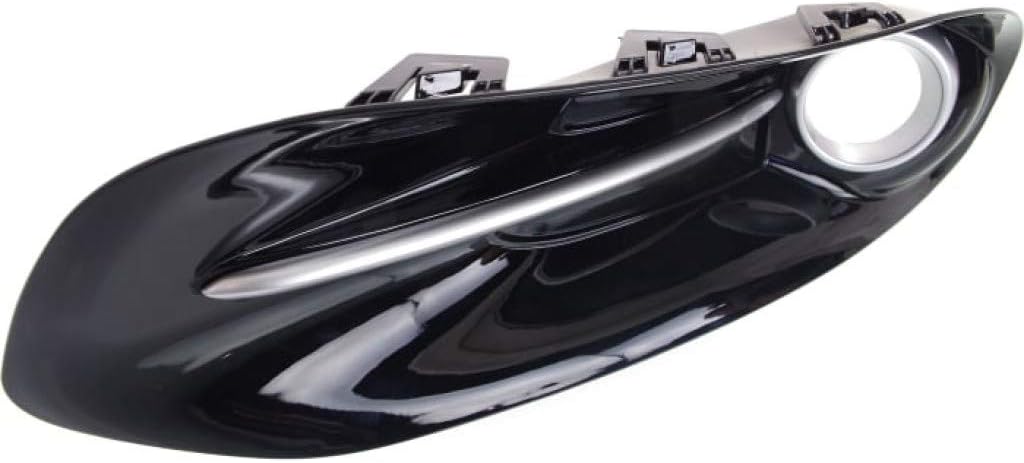 KarParts360 For Dodge Dart Fog Light Cover 2013 14 15 2016 Driver and Passenger Side Pair/Set | Primed | w/Fog Light | DOT/SAE Compliance | CH1038141, CH1039141 | 68163977AB, 68163976AB