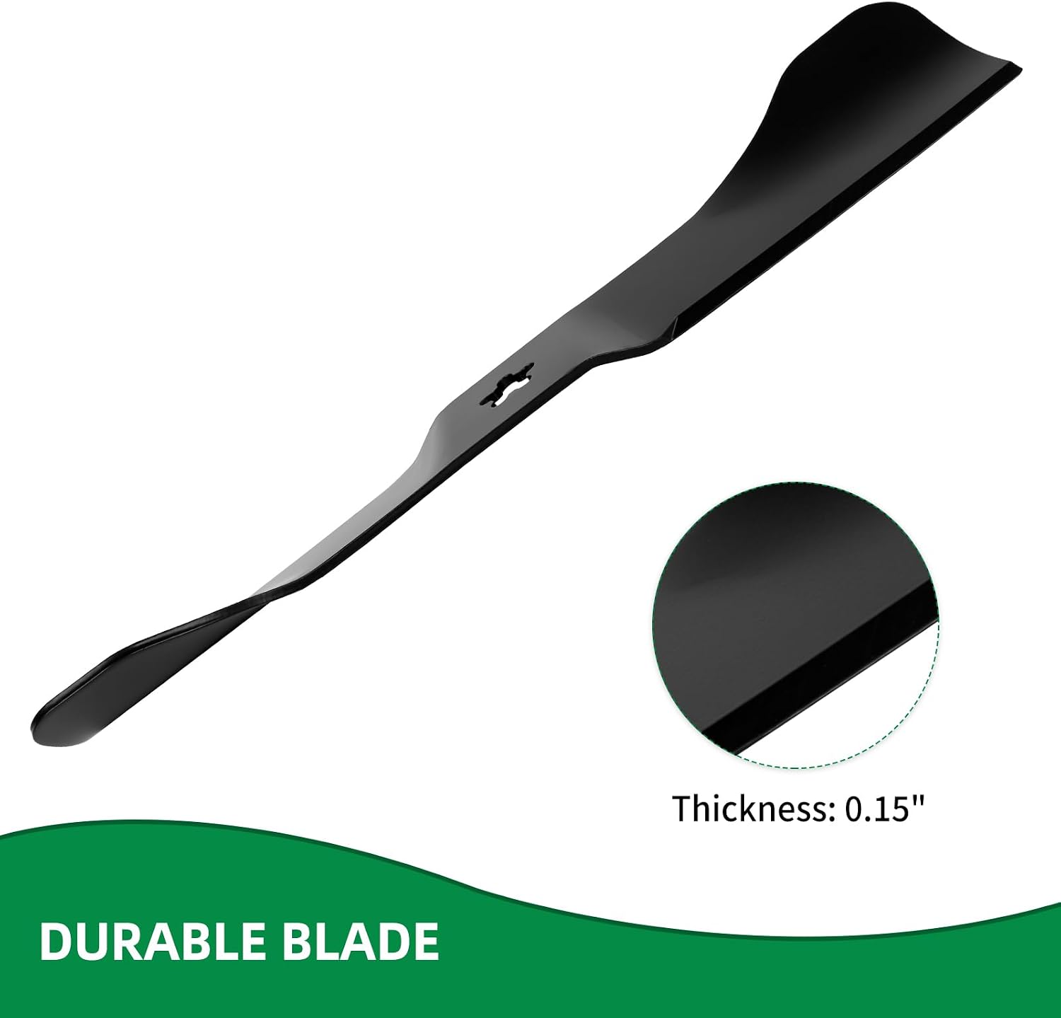 588811002 Blade for 48'' Deck, Compatible with H usqvarna LGT48DXL, TS248XD, TS348, TS348D, TS348XD, YT48DXLS, MZ48, Z248F, R edMax RZT48 RZT48X, Replace 330-538, 3-Pack