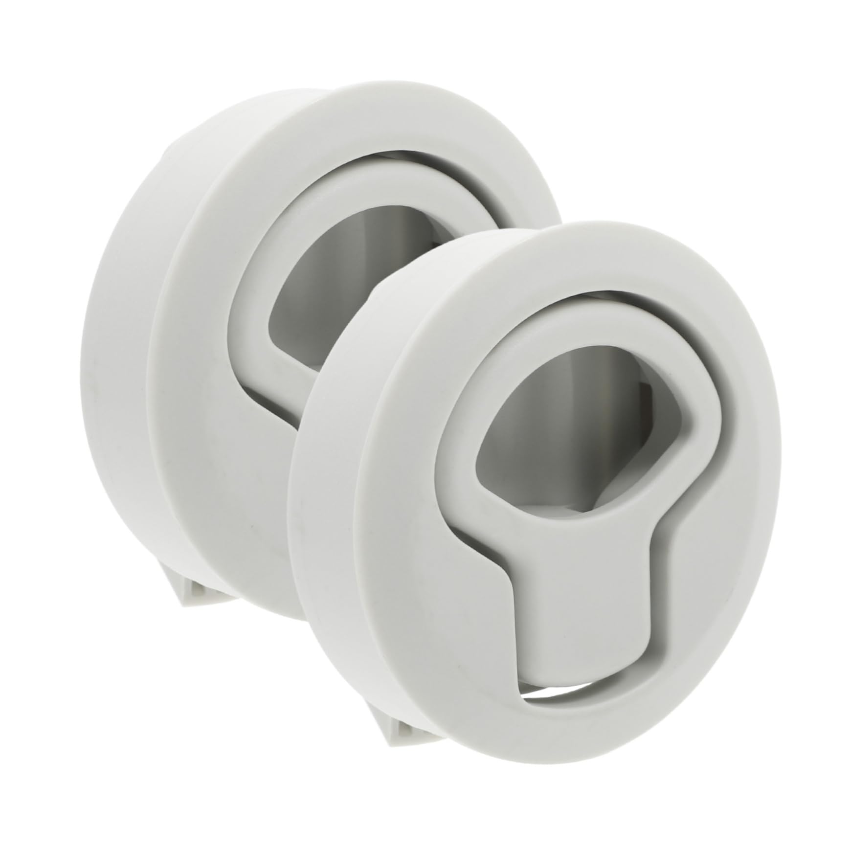 NULYLU 2 Sets Hammer Door Lock Marine Hatch Boat Hatch Latches Boat Parts Cabinet Hardwares Door Cabinet Latch Pull Boat Lid Latches Boat Latches Flush Pull Flush Latch