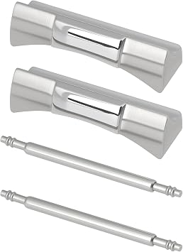 SING F LTD 1 Set 20mm Curved End Link Endlink Just Compatible with Rolex Submariner Silver