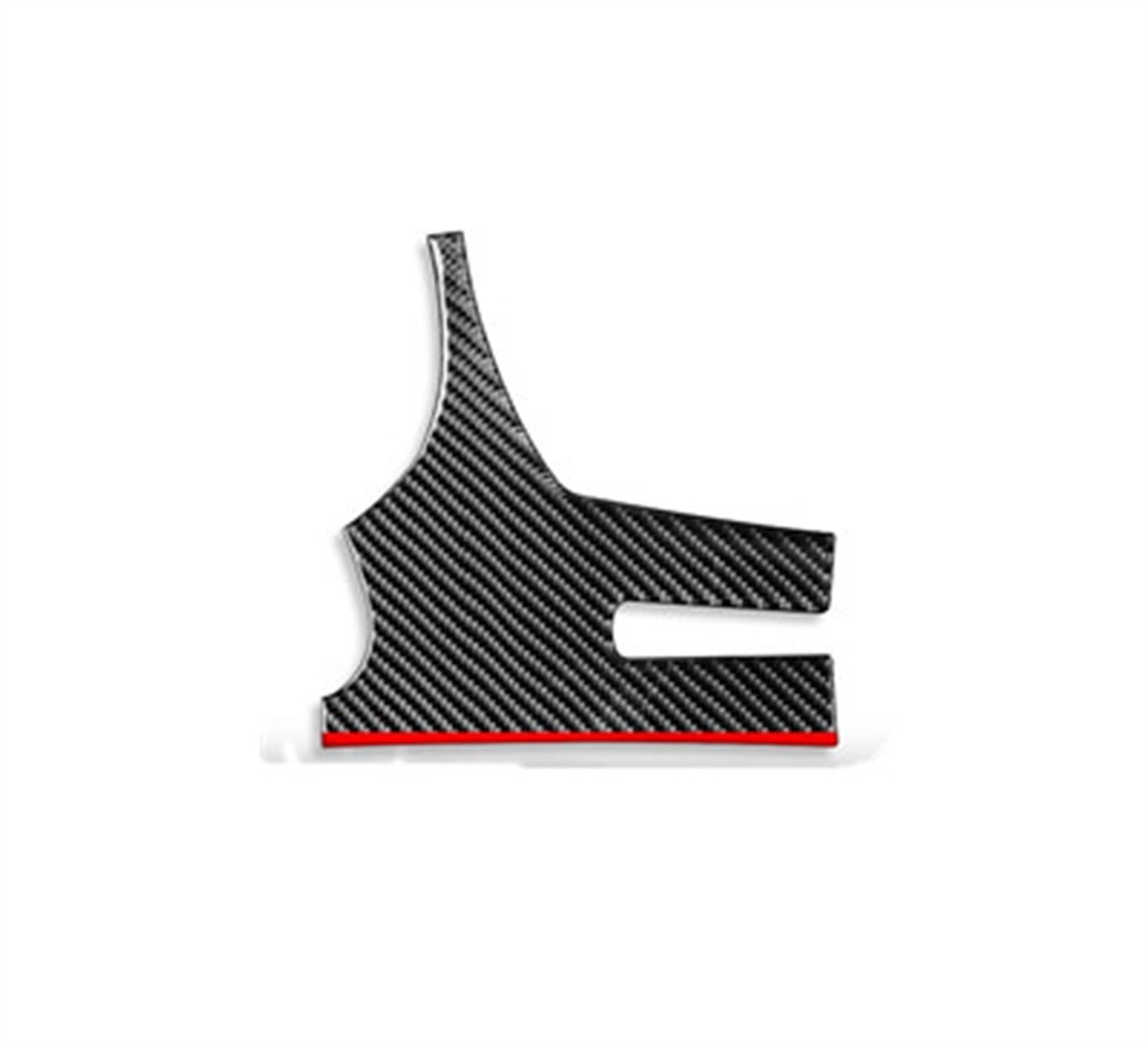 Carbon Fiber Car Interior Headlight Switch Panel Trim Sticker Decoration for Nissan for Rogue T32 2013-2021 Anti-dust(Black and red RHD)