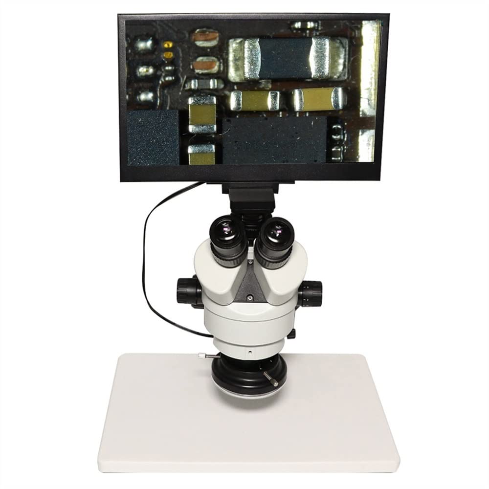 Microscope 10X-150X Integrated trinocular Microscope H_D 1080P 5MP Digital Microscope Camera with 13.3