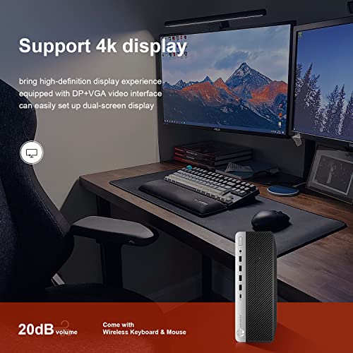 Hp Gaming Desktop I7 Prodesk 600 G3 Small Form Factor,Renewed Pc Windows 10,32Gb Ddr4, 1Tb Nvme Ssd M.2 + 2Tb Hdd,Nvidia Geforce Gt 1030 2Gb,Hdmi,Wi-Fi,Bt,Dvd,Wireless Keyboard & Mouse thumb #4