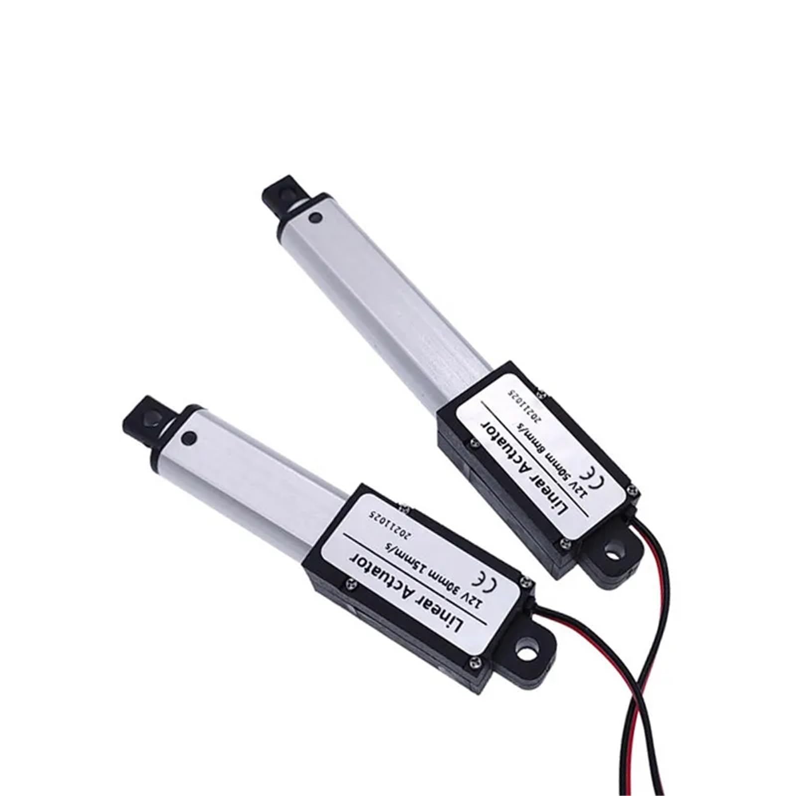 Elektryczny siłownik liniowy DC 12 V 30/50 mm silnik skoku 30-150N kontroler 1 szt. (12V-30mm-60N)