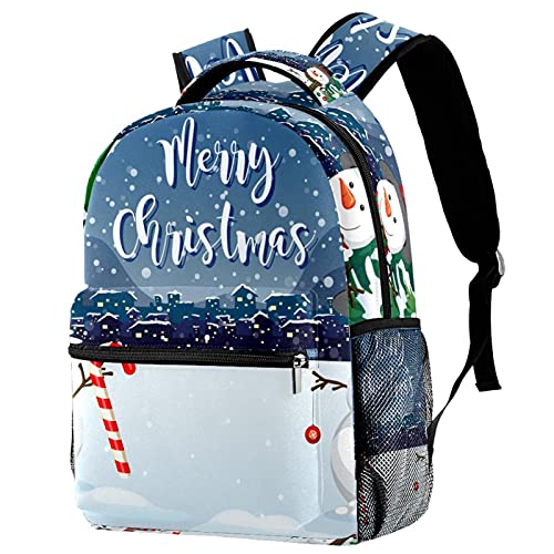 Sac de Noël et voyage avec porte-bouteille, sac à dos campus ergonomique