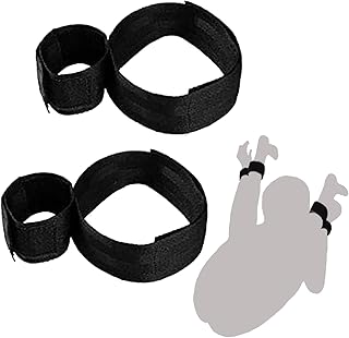 BDSM Restraints Sex Adult Sex Toys & Games - Sex Toy for Women Leg Straps Beginner Kit Adult Toys for Couples Sex Games, BDSM Handcuffs Bondage Set Padded Wrist Thigh Bondage Cuffs with Bed Restraints