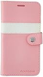 AceAbove Premium PU Leather Flip Cover with Kickstand for  Samsung Galaxy S6 Edge - Pink