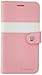 AceAbove Premium PU Leather Flip Cover with Kickstand for Samsung Galaxy S6 Edge - Pink