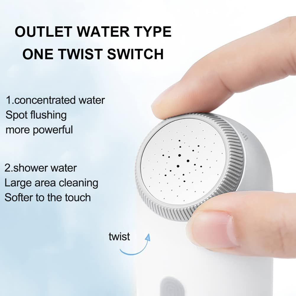 Spruzzatore portatile per bidet da viaggio, ricaricabile, con 4 modalità di spruzzatura, impermeabile IPX7, per la pulizia dell'igiene personale e la cura postnatale