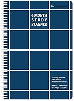 Vista 15 de Monolike Planificador de estudio de 4 meses, mochila escolar - Planificador académico, planificador semanal y mensual, plan de estudio