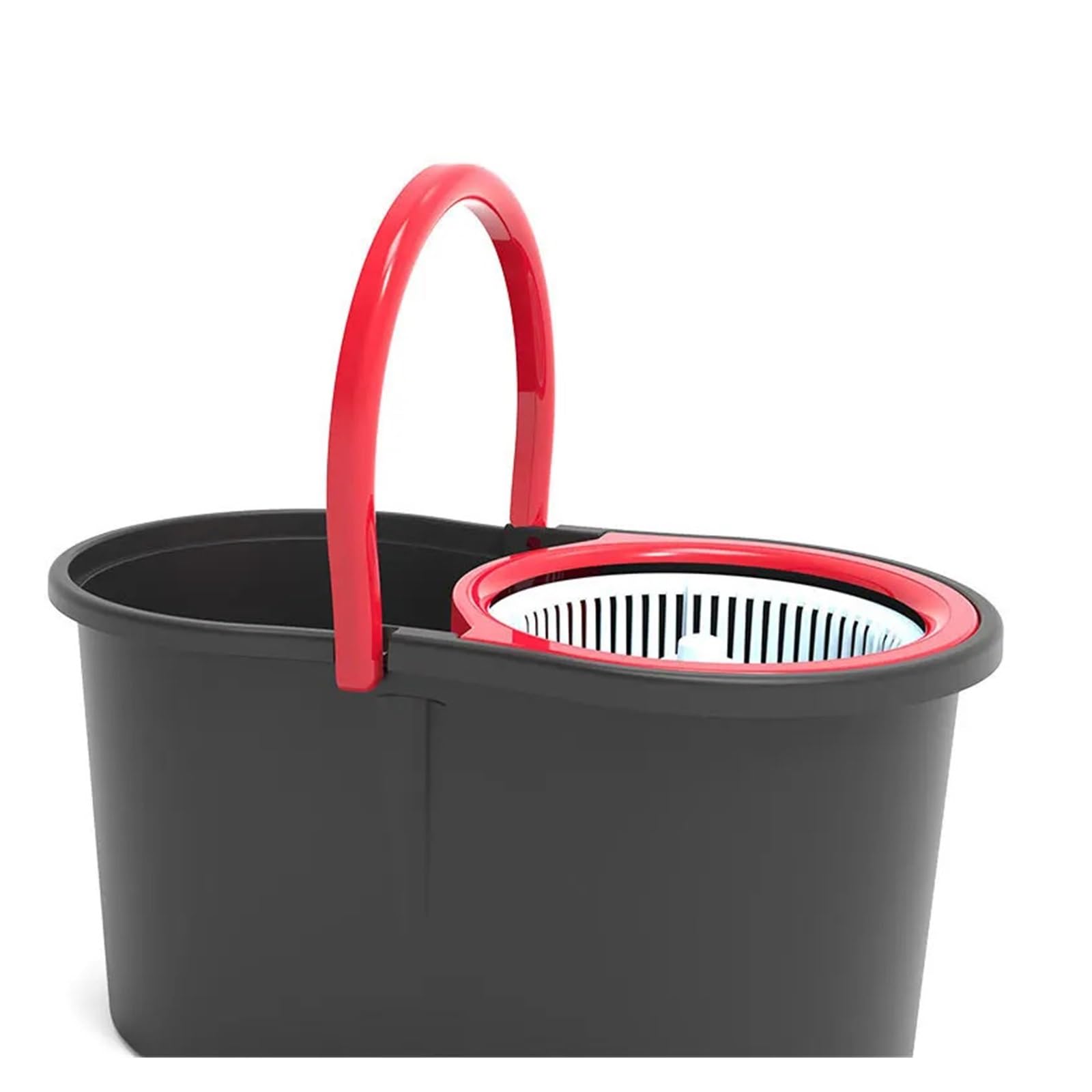 Trapeador automático Giratorio Manos Libres for Limpieza de Pisos de Madera, Almohadillas de Microfibra for Piso con balde, trapeador mágico