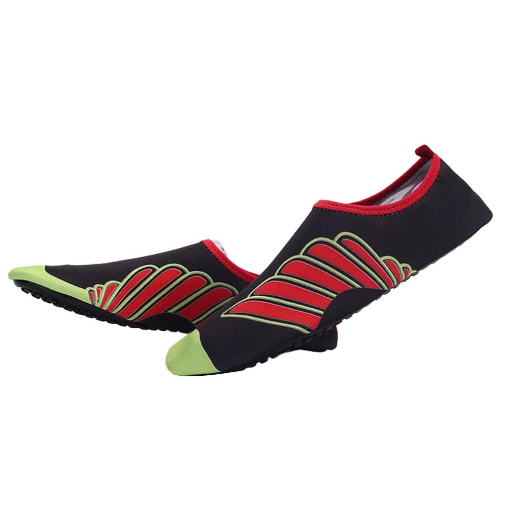 TRENDYNEST Unisex Non-Slip Water Shoes for Swimming Diving Yoga Fitness Red 45 46-image-45