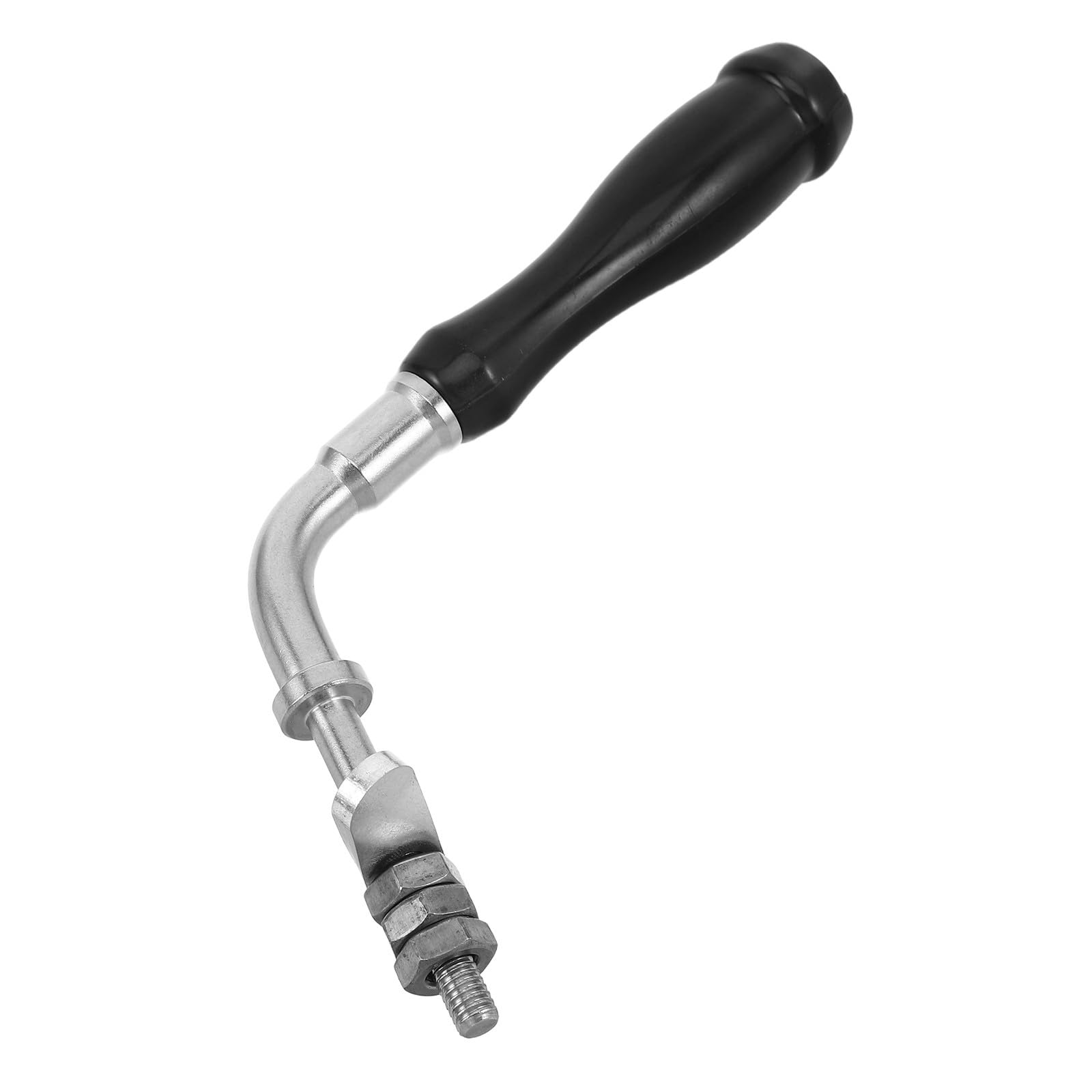 BETOOKY Manija Metálica de Repuesto para Puerta de Estufa, Herrajes Resistentes al Calor, Accesorio Compatible para Estufas y Chimeneas, Uso en Calefacción Doméstica, Mango Duradero