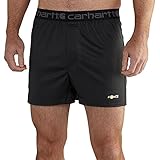 Carhartt Men's Base Force Extremes Lightweight Boxer, Black, Large