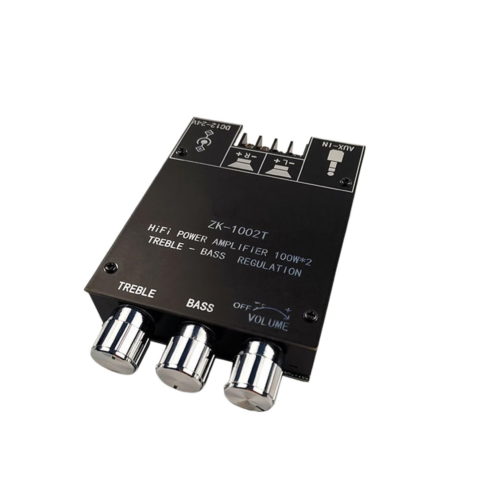 Amplificatore audio, Kit amplificatore HIFI compatibile con Bluetooth a doppio canale 2x100W controlli bassi e acuti per il fai da te domestico