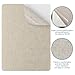 WILDREEDS 2 Pcs 8 x11 Inch Linen Repair Patches, Self-Adhesive Fabric Patch for Sofas, Couch, Furniture,Tote Bags, Car Seats (Beige)