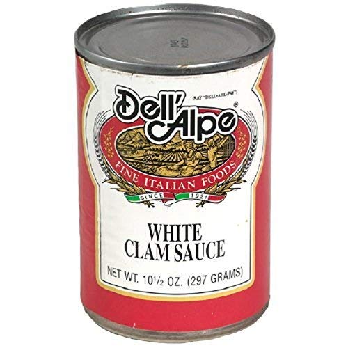 DELL ALPE, Sauce Clam White, 10.5 OZ, (Pack of 12)