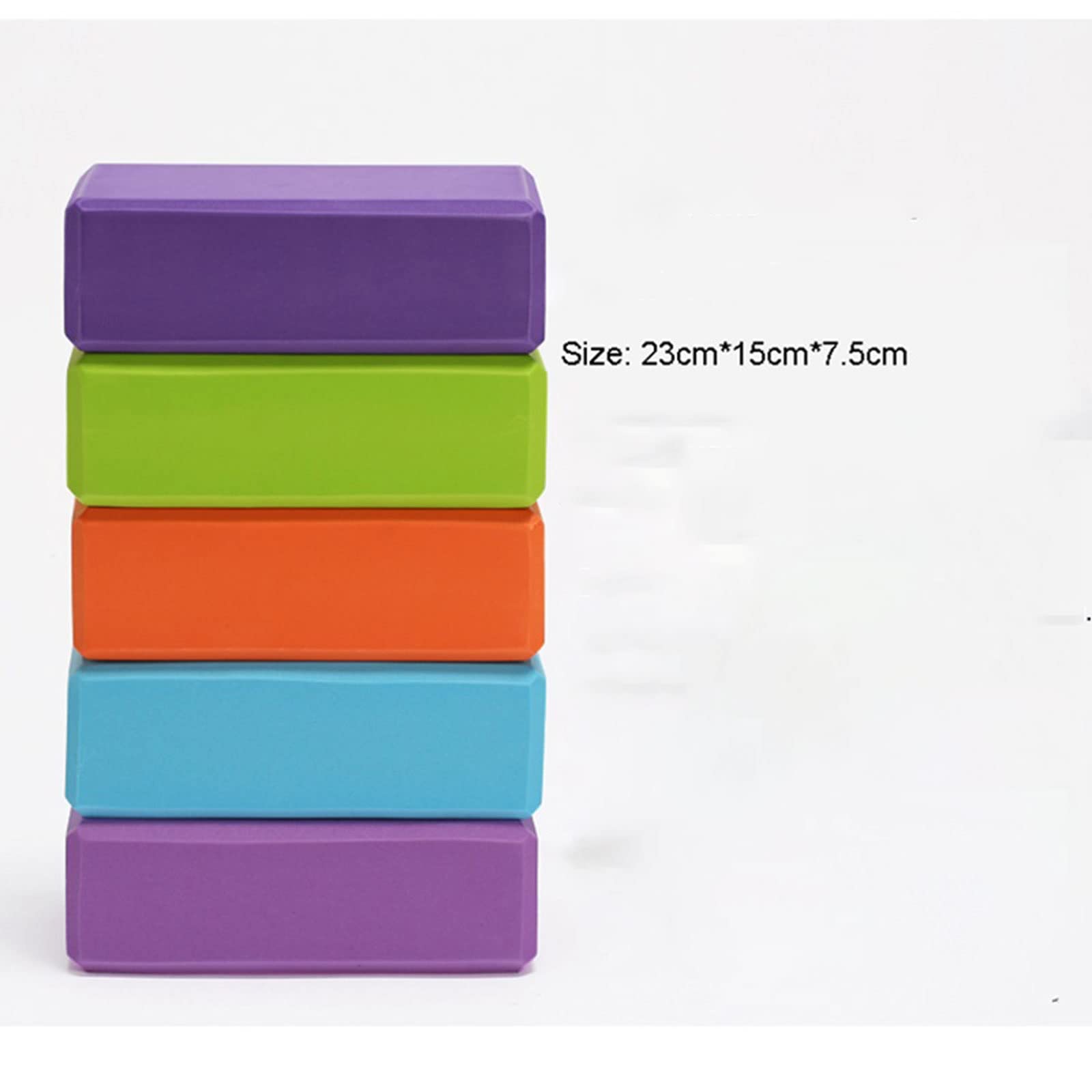 JINGYAN Bloki do jogi Foam Yoga Brick Colorful Fitness Pillow Bolster Block Anti-slip Exercise Equipment Stretching Aid Auxiliary Supplies