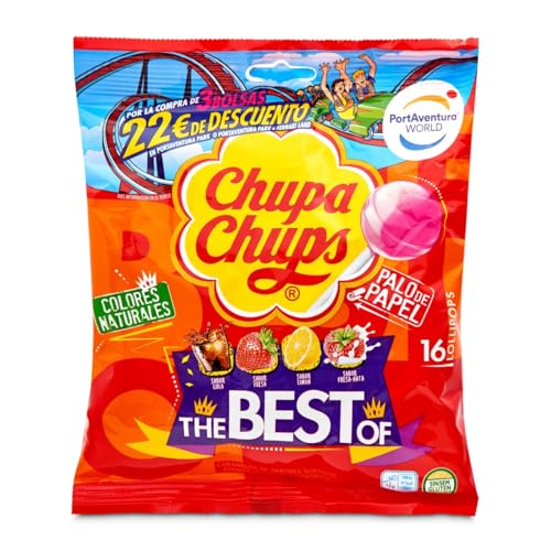 Chupa Chups Sucettes Lolly Pops 16 Sucettes 192 g