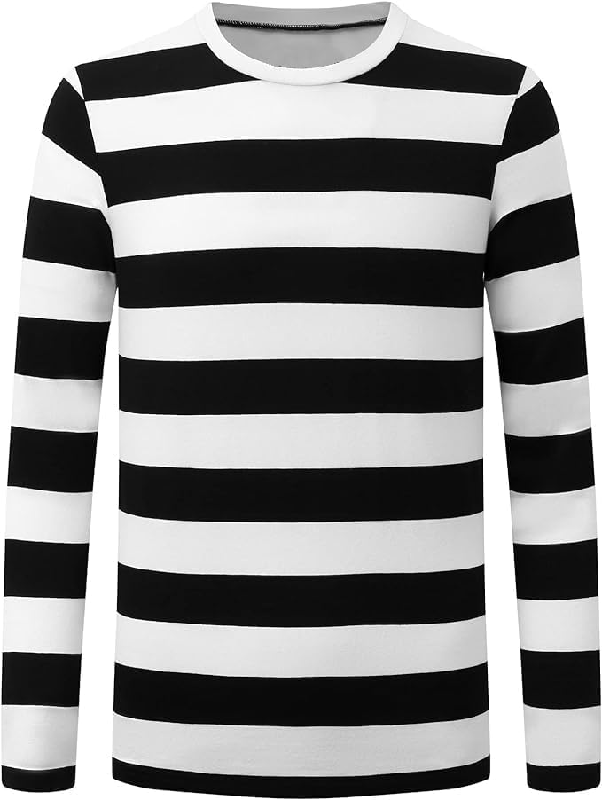 Adult Kid Striped T-Shirt Men Women Couple Shirt Long Sleeve Tops