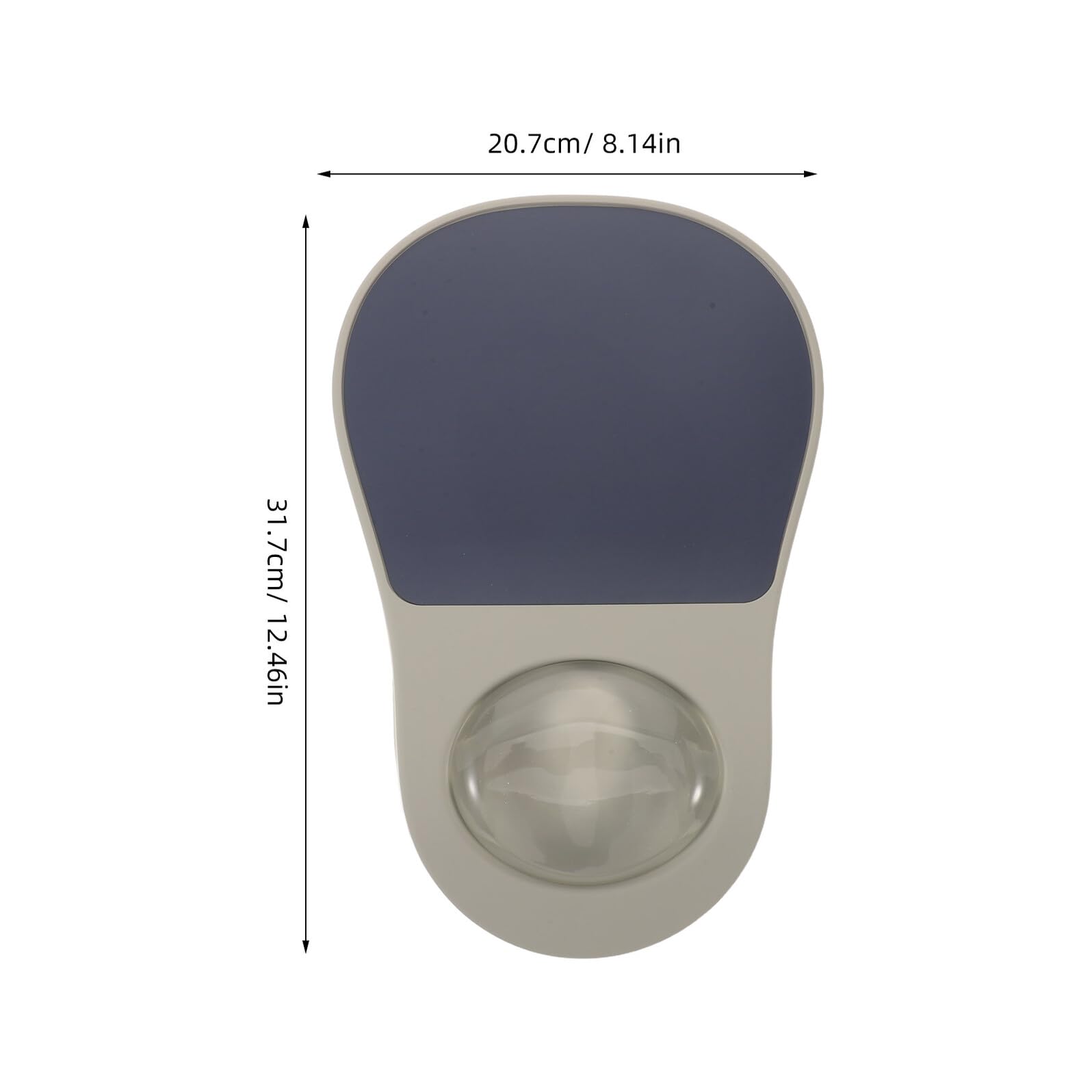 Ergonomisches Mauspad mit Handgelenkauflage Tiefblau Weiches Material Maus Handgelenkstütze für Computerarbeit und Büroeinsatz