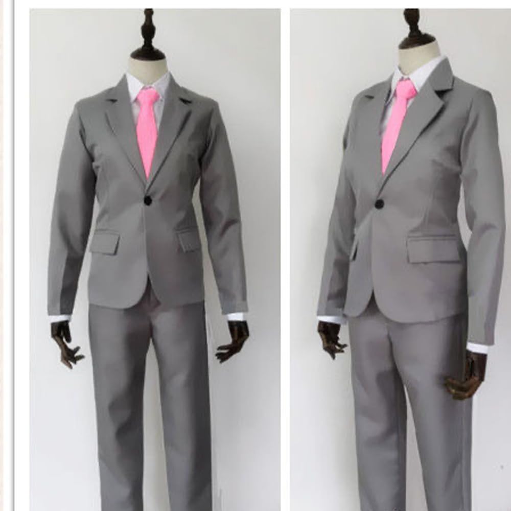 Reigen Arataka - Uniforme gris, disfraz de Mob Psycho 100, disfraz de cosplay de anime, Halloween, carnaval, fiesta, regalo para fanáticos del anime