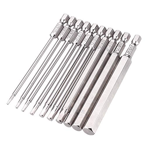 Juego de puntas Allen para destornillador eléctrico ideal en montaje de muebles y mecánica
