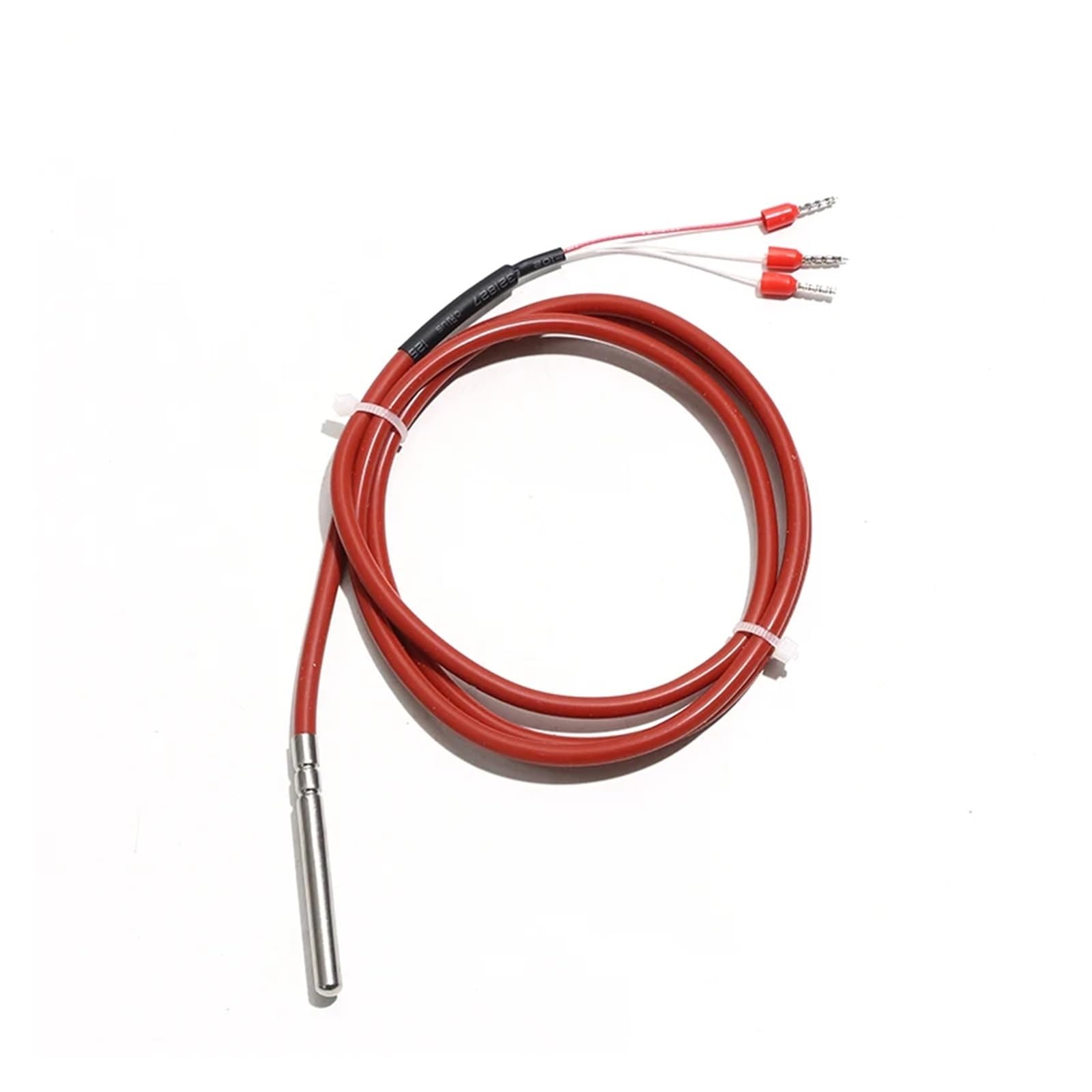 Sensore di temperatura impermeabile PT1000, sonda in acciaio inossidabile, 3 fili con cavo in silicone (0,5-10 M)(1pz)
