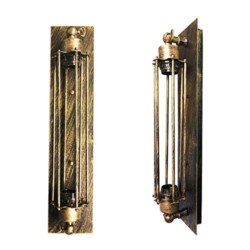 Industriële wandlamp kooi 40W wandlamp Retro Vintage Metaal Edison industriële lamp industriële lamp antieke stijl… - Afbeelding 3