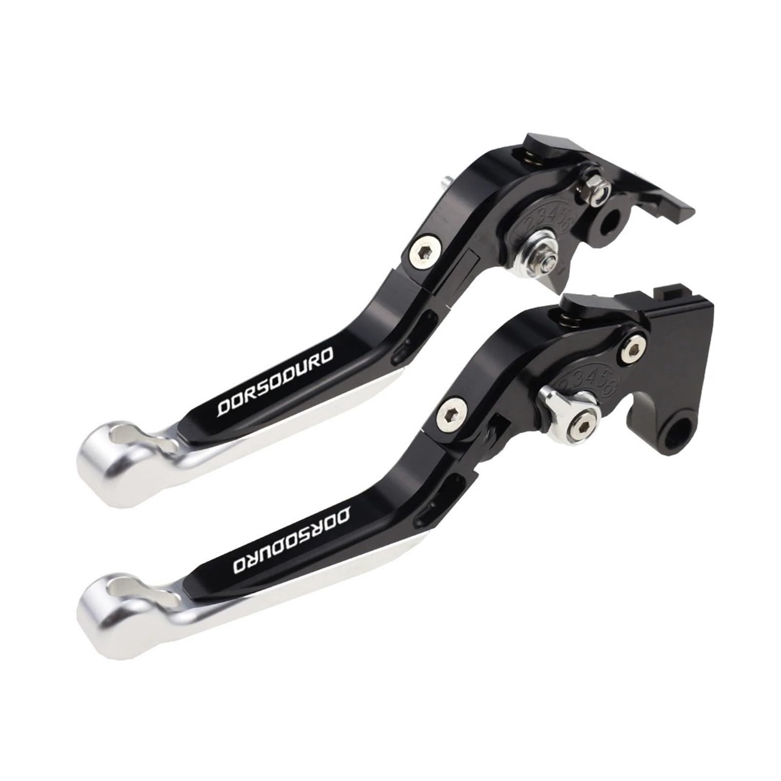 Jghfdws 16 Motorcycle Brake Clutch Lever Set For Dorsoduro1200 Motorcycle Folding Extendable Brake Clutch Levers(16)