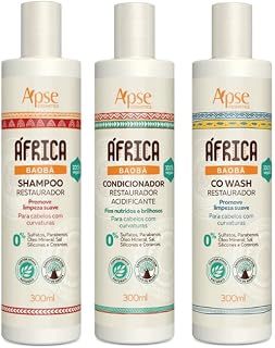 Apse África Baobá Shampoo e Condicionador e Co Wash